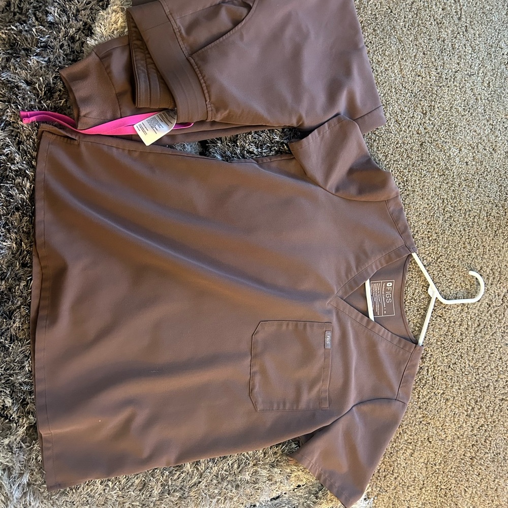 Figs Brown Women's Scrub Set